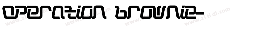 Operation brownie字体转换